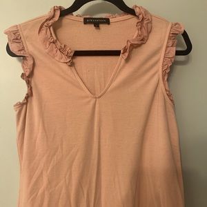 Gibson Look Pink Sleeveless Top Medium